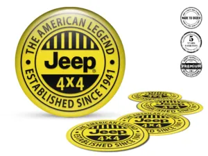 Jeep Decalcomania Cerchio Edizione Emblemi Ruota Pro